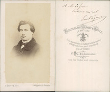 Darnay, Poitiers, à M. Lafosse Vintage CDV albumen carte de visite CDV, 