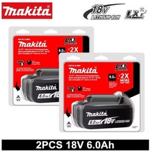 2 X Makita BL1860 Batterie 18