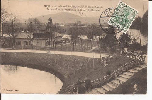 Rare cpa metz vue - rare,