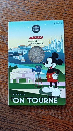 Pièce euro argent mickey - 10,