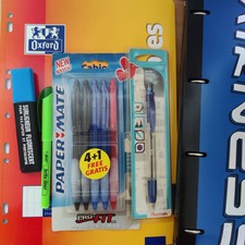 Lot fournitures scolaires bloc