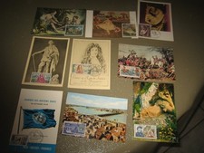 lot 9 cartes 1 er jour 1970