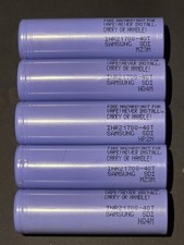 Lot 5x Accus SAMSUNG 21700 40T (4000mAh) - 100% Authentiques & Testés