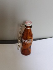 Porte clé Ancien Bouteille en verre COCA-COLA  vintage années 60
