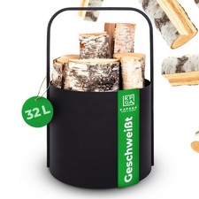 Support en bois de cheminée