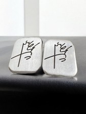 925 Argent Boutons Manchette