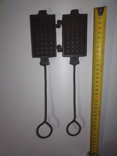 Ancien moule gaufre en - ancien,