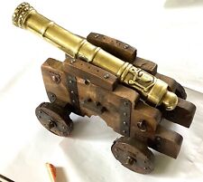 CANON MINIATURE DE MARINE OU REMPART À POUDRE TINY BLACK POWDER SIGNAL CANNON