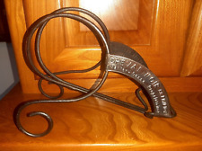 RARE Porte Bouteille Publicitaire à Vin en Métal - CHEVAL NOIR ST EMILION 