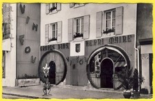 cpsm 39 - ARBOIS (Jura) CAFÉ BAR CAVE " Le TONNEAU " HENRI MAIRE Vin Fou