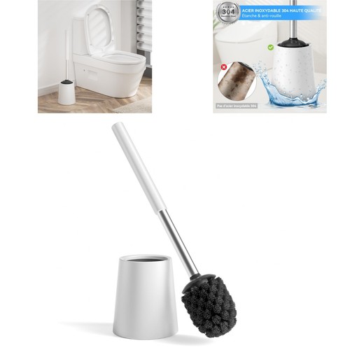 Brosse toilettes acier - toilettes,