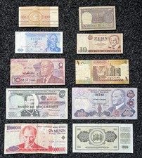 Banknotes World 🌎 #lot 10 Billets Monde #ref:102