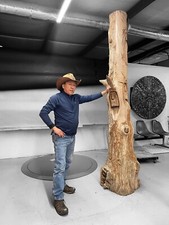 105″ Tall Hand Carved
