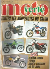 MOTO VERTE N°127 KTM / HUSKY ENDURO 4 TEMPS / KTM 1985 / 10 ANS D'ENDURO