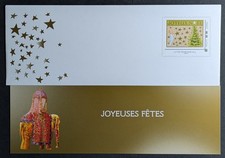ENVELOPPE PRÉ AFFRANCHIE NEUVE CARTE DE VOEUX JOYEUSES FETES TIMBRE JOYEUX NOEL