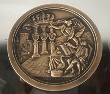 Médaille POLICE PÉRU Camara Municipal Ponte De Lima 1780 Médaillon Antunes