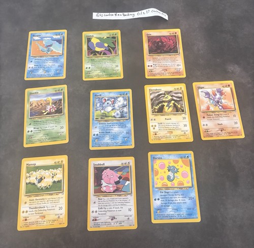 Lot cartes pokémon neo - lot,