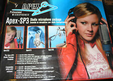 APEX SP3  + FILTRE ANTI POP offert 3 MICROPHONE KIT  STUDIO