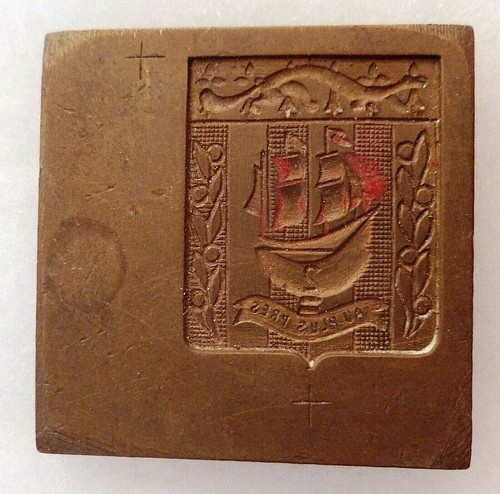 Matrice sceau cachet bronze - matrice,
