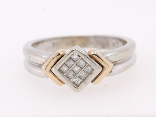 Britannique 9ct blanc - 9ct, jaune