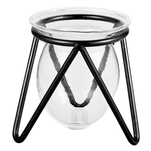 Vase verre avec rack - , 1
