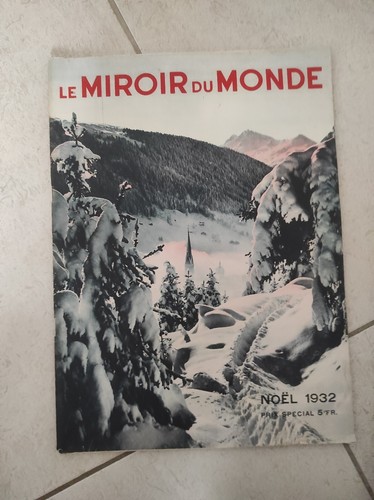 Miroir monde noël 1932 - miroir, du
