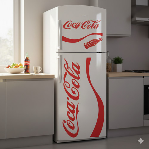 Kit autocollant mural frigo - mural,