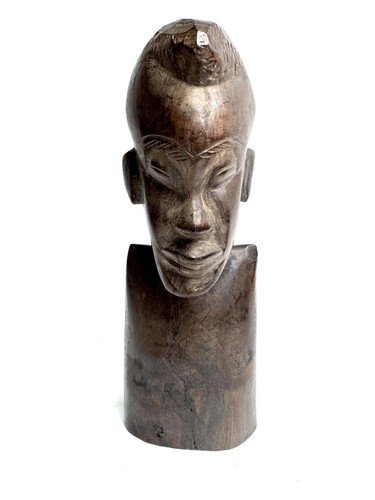 Afrique statue buste de - -,