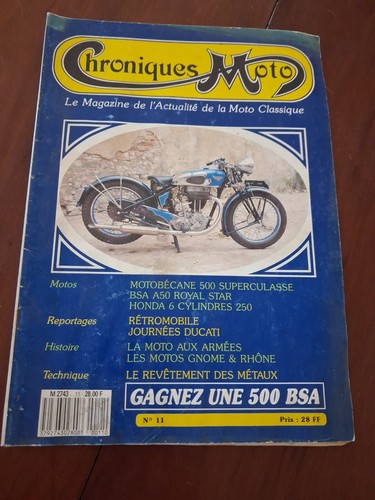 Chroniques moto 11 1989 - chroniques,