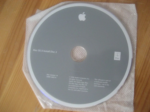 Macintosh mac x - cd, install