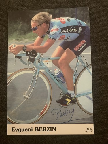 Carte postale cyclisme evgueni - postale,