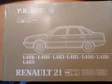 Renault 21 R21 + 2L Turbo L485 - 86 à 1989 : catalogue pièces PR1172-4