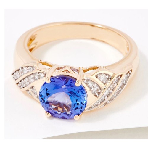 50ct coupe ronde - coupe, tanzanite