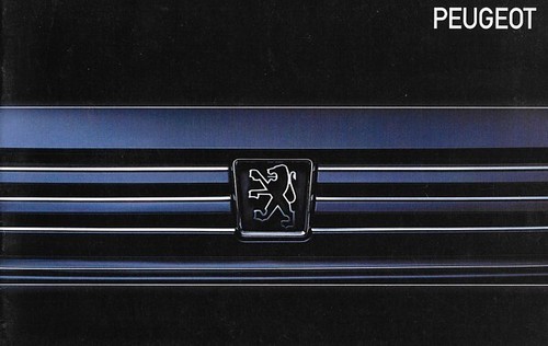 1990 peugeot full line sales - full,