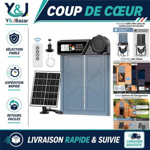 Porte automatique poulailler