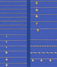 Chaînes Cheville en Plaqué