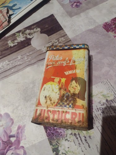 Boite metal publicite - publicite, lustucru