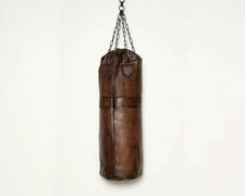Vintage Leather Punching Bag