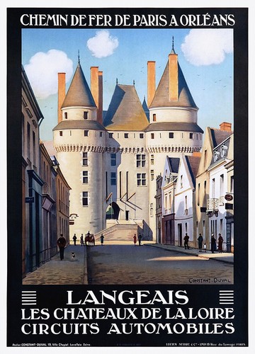 Affiche chemin fer - chemin, de