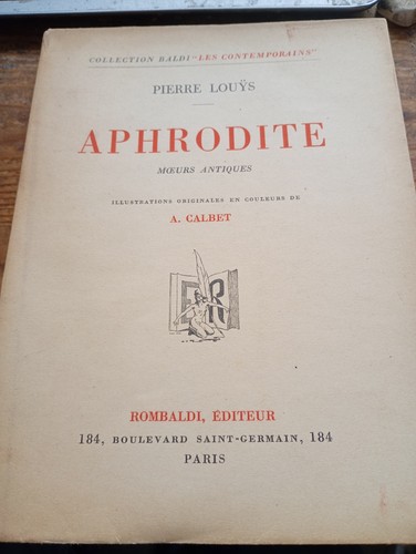 Aphrodite pierre louys - aphrodite,