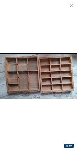 Lot anciens casiers - lot,
