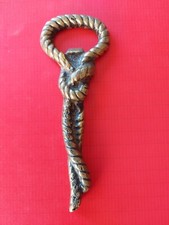 Décapsuleur forme corde nœud marin en bronze