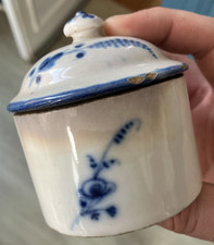 Ancien pot fard Porcelaine