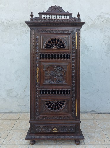Bonnetière armoire style - armoire,