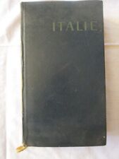 GUIDE BLEU ANCIEN 1962 ITALIE