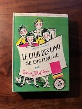 Enid BLYTON/LE CLUB DES CINQ SE DISTINGUE BIBLIOTHEQUE ROSE N°265 1968
