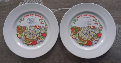 Lot assiettes à dessert - à,