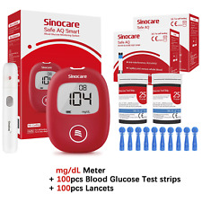 Lecteur De Glycémie, Bandelettes Test De Glycémie Et Lancette, Diabétique, 