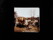 plaque de verre stereoscopique positive guerre 14-18 format 45x107 