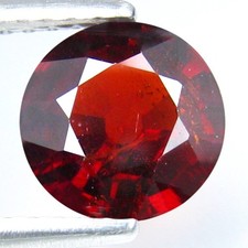 PIERRE PRÉCIEUSE EN VRAC GRENAT ROUGE 100 % NATUREL ROND ÉBLOUISSANT DE...